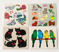 Nostalgic Stickers - Geese and Rabbit Mix