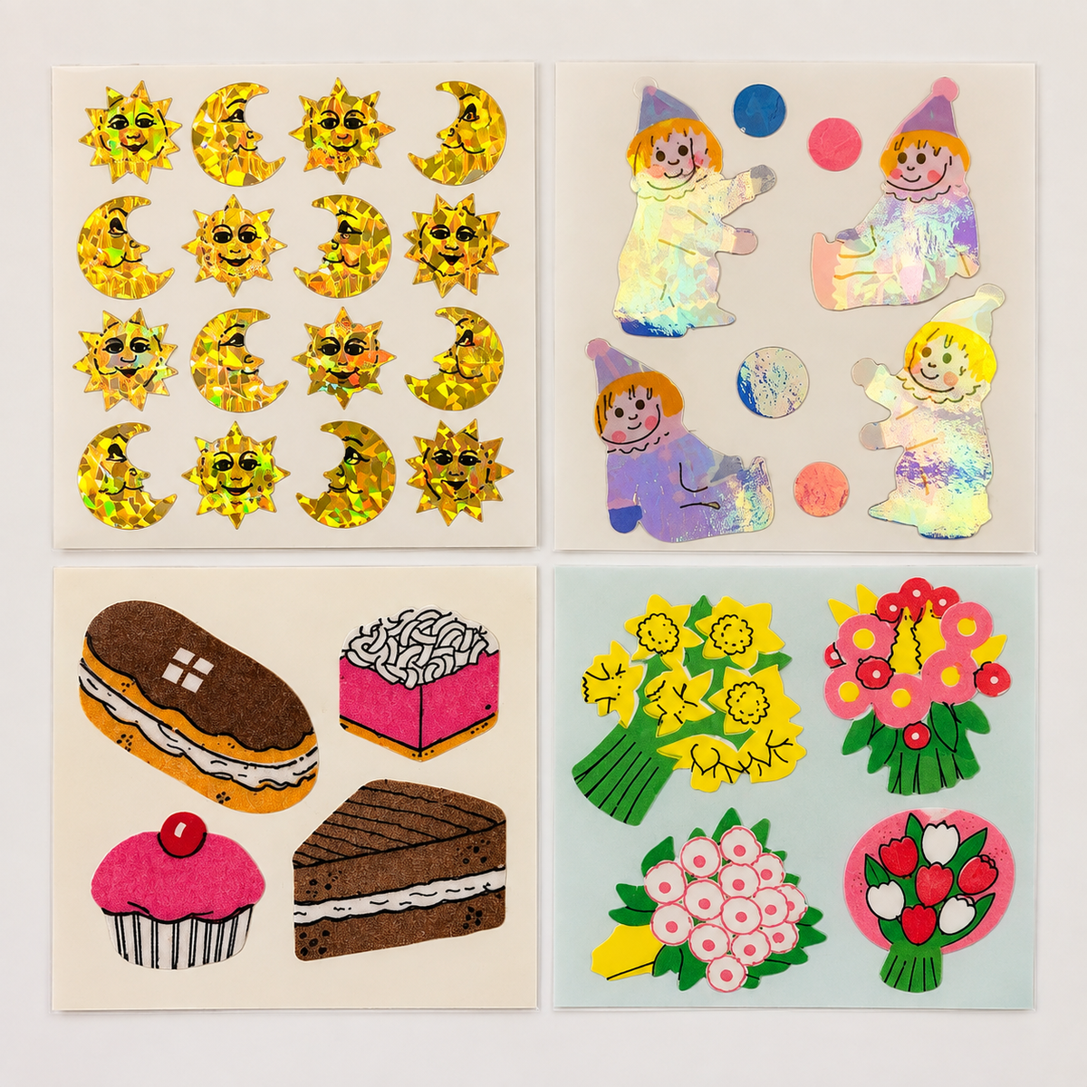 Nostalgic Stickers - Sun & Moon Mix
