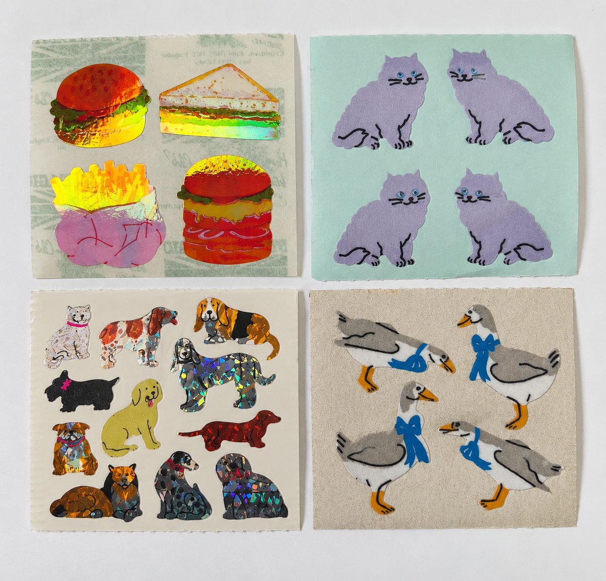 Nostalgic Stickers - Hamburger Mix